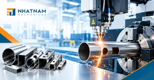 Cắt Laser Ống Công Nghệ Cao: Giải Pháp Tối Ưu Cho Gia Công Kim Loại Tấm Chính Xác Tại Cơ Khí Nhật Nam