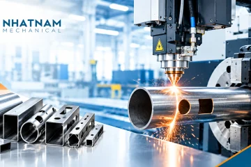 Cắt Laser Ống Công Nghệ Cao: Giải Pháp Tối Ưu Cho Gia Công Kim Loại Tấm Chính Xác Tại Cơ Khí Nhật Nam