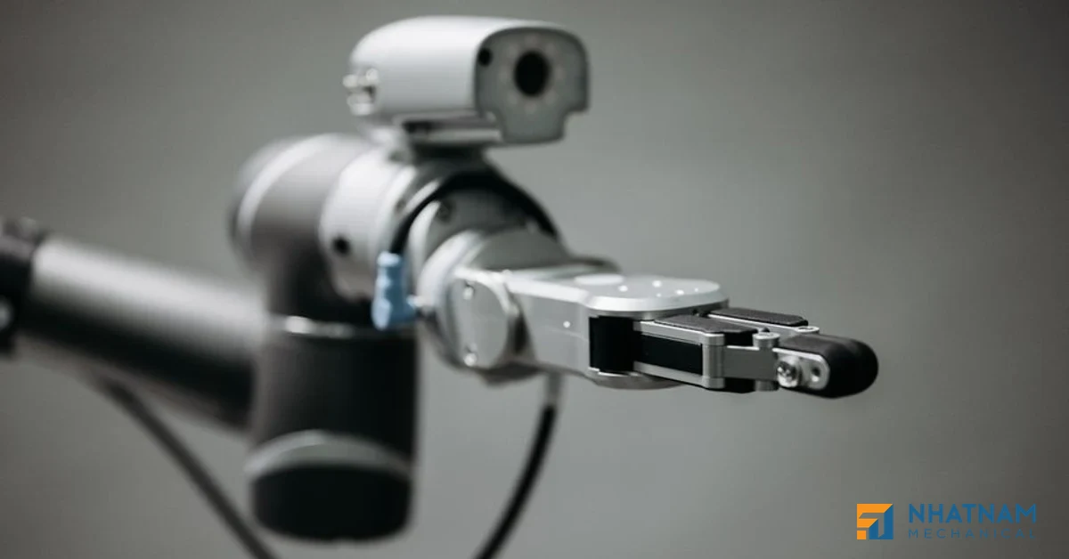 Robot hàn 6 trục thực hiện mối hàn chính xác trên chi tiết kim loại tấm phức tạp